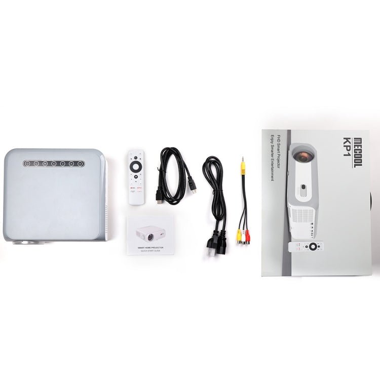 MECOOL KP1 1920x1080P 700ANSI Lumens Portable Mini LCD Smart Projector(US Plug) - British D'sire