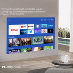 MECOOL KP2 1920x1080P 600ANSI Lumens Portable Mini LED Smart Projector(AU Plug) - British D'sire