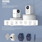 MECOOL KP2 1920x1080P 600ANSI Lumens Portable Mini LED Smart Projector(AU Plug) - British D'sire