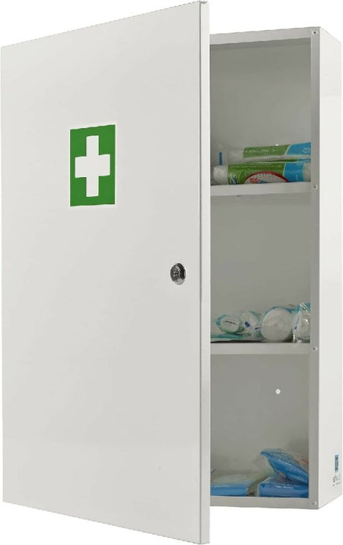 Medical 2 Medicine Storage Cabinet Wall Mounted Extra Large First Aid