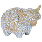 Medium Alora Ceramic Highland Cow - Figurines - British D'sire
