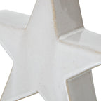 Medium Ceramic Standing Star Decoration - Christmas Decor - British D'sire