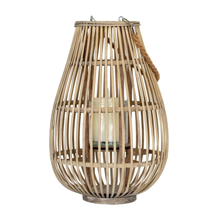 Medium Ellipse Lantern With Glass Holder - Lanterns - British D'sire
