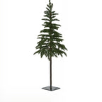 Medium Green Woodland Pre-Lit 200 Led Christmas Tree - Christmas Decor - British D'sire