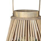 Medium Peardrop Wicker Lantern With Glass Holder - Lanterns - British D'sire