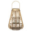 Medium Peardrop Wicker Lantern With Glass Holder - Lanterns - British D'sire