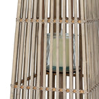 Medium Silo Wicker Lantern With Glass Holder - Lanterns - British D'sire