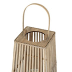 Medium Silo Wicker Lantern With Glass Holder - Lanterns - British D'sire