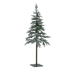 Medium Snowy Woodland Pre-Lit 200 Led Christmas Tree - Christmas Decor - British D'sire