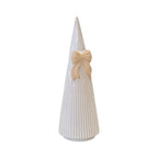 Medium Stoneglazed Striped Tree with Bow Detail - Figurines - British D'sire