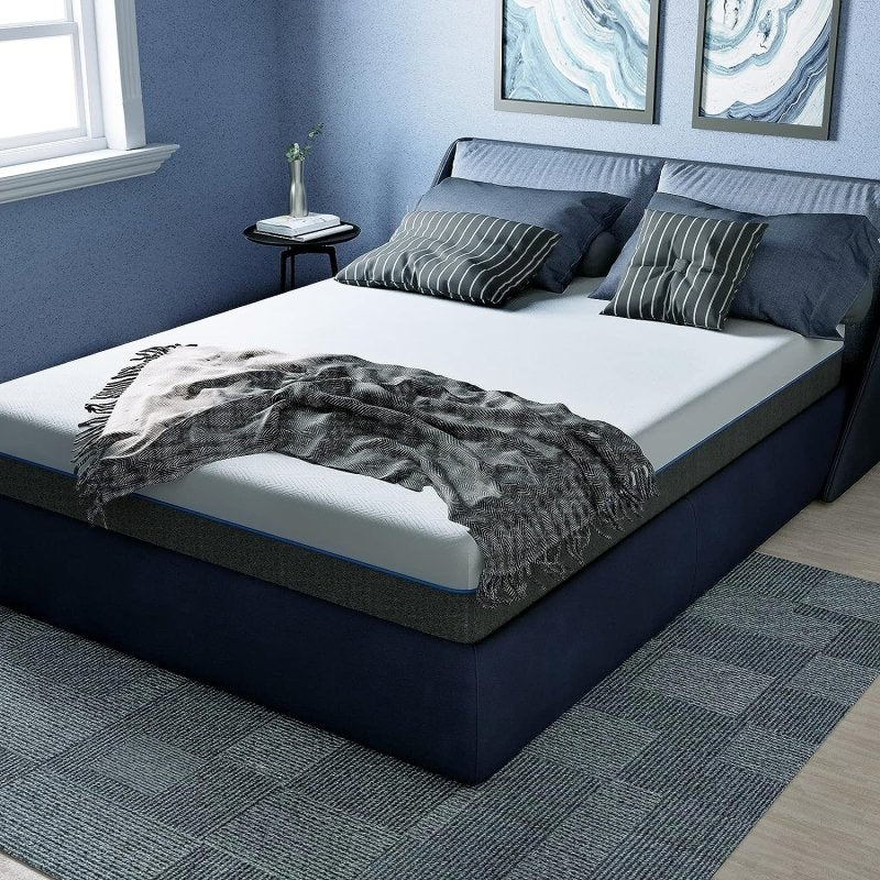 Memory Foam Mattress 8 Inch Mattress with Soft Fabric 2-Layer Skin-friendly Durable - British D'sire