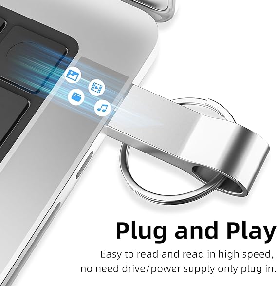 Memory Stick 982GB, Deeiqeyp Metal and Waterproof USB Stick, for PC/Computer/Laptop/Tablet Storage Backup, 982GB External Data Storage Flash Drive, High - Speed USB 3.0 Memory Sticks with Keyring - Memory Stick - British D'sire