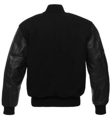Men Varsity Jacket - Baseball Bomber Style, Regular Fit, Genuine Leather Sleeves, Premium Quality - Varsity Jacket - British D'sire