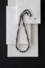 Mens 925 Sterling Silver Picasso Jasper And Black Onyx Crystal Necklace - Necklaces - British D'sire