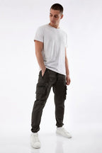 Men's Cargo Joggers – 7 Pocket Utility Trousers - Trouser - British D'sire