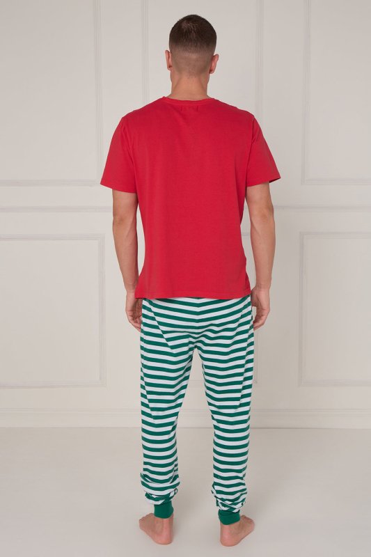 Men’s Christmas Pyjama Set – “Express Your Elf” - Loungewear pjs - British D'sire