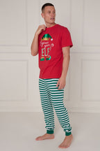 Men’s Christmas Pyjama Set – “Express Your Elf” - Loungewear pjs - British D'sire