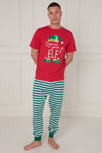 Men’s Christmas Pyjama Set – “Express Your Elf” - Loungewear pjs - British D'sire