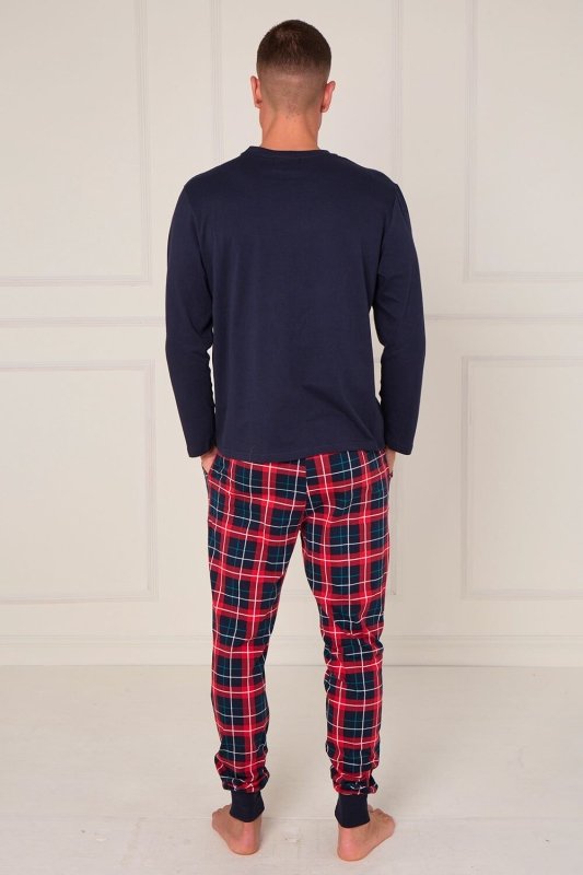 Men’s Christmas Pyjama Set – “Just Here for the Food” - Loungewear pjs - British D'sire