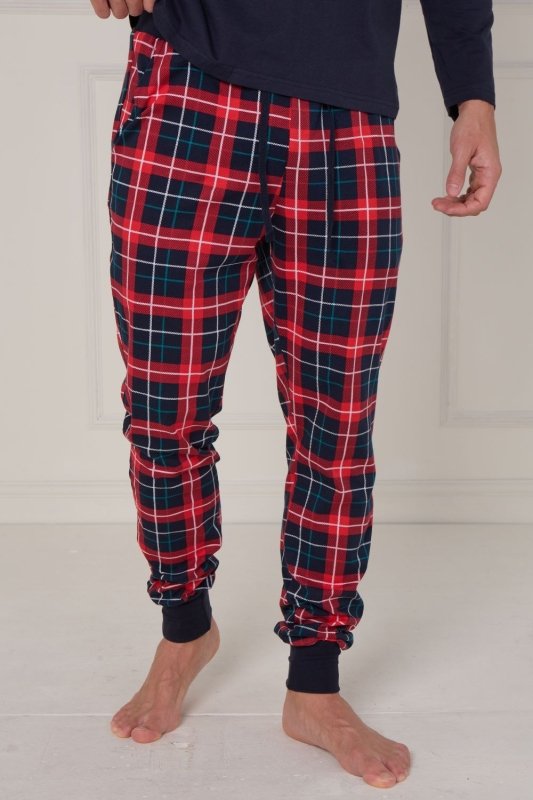 Men’s Christmas Pyjama Set – “Just Here for the Food” - Loungewear pjs - British D'sire