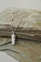 Mens Chunky 925 Sterling Silver Longer Length Point Necklace - Necklaces - British D'sire