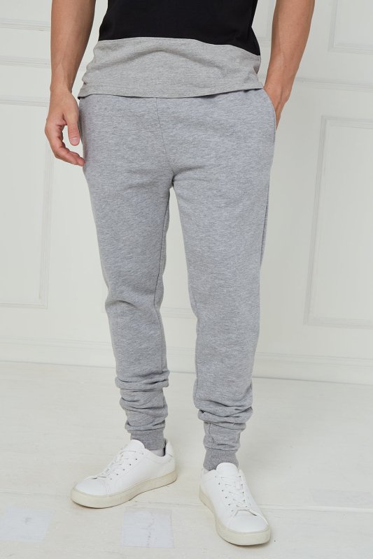 Men’s Grey Slim Fit Joggers Secondary image