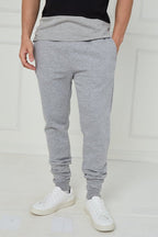 Men’s Grey Slim Fit Joggers - Jogger - British D'sire