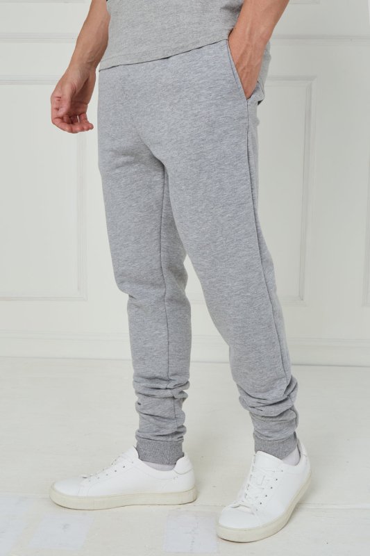 Men’s Grey Slim Fit Joggers - Jogger - British D'sire