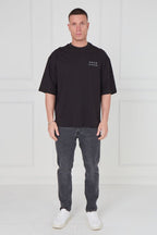 Men’s Oversized Heavyweight T-Shirt – “Forever Forward. Forever Grateful.” - T-Shirt - British D'sire