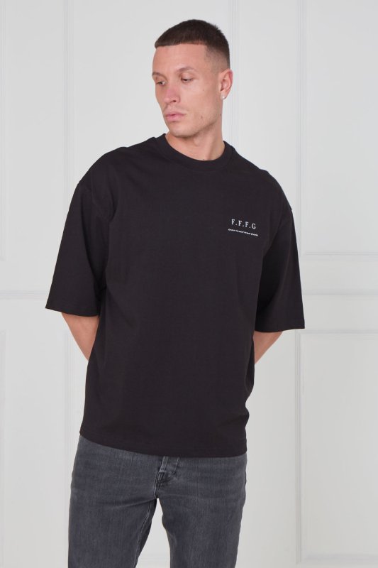 Men’s Oversized Heavyweight T-Shirt – “Forever Forward. Forever Grateful.” - T-Shirt - British D'sire
