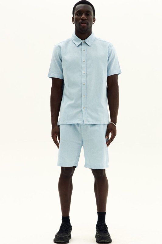 Men’s Premium Short Sleeve Shirt & Shorts Co - Ord Set - co ord set - British D'sire
