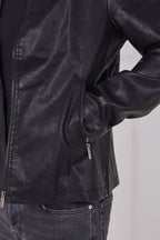 Men's PU Leather Zip Jacket - jacket - British D'sire