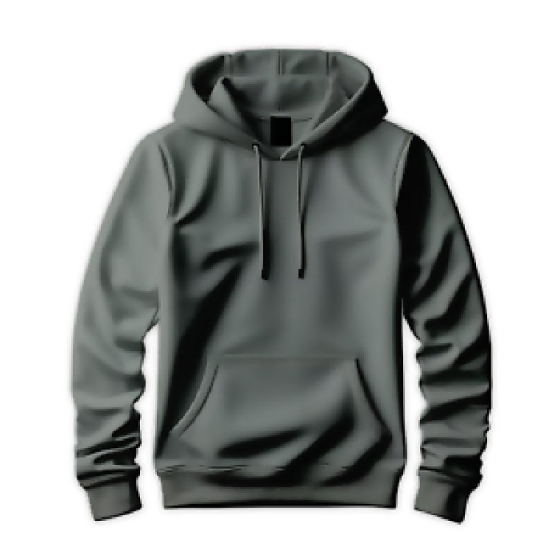 Men's Pullover Hoodie in Charcoal - Men's Pullover Hoodie - British D'sire
