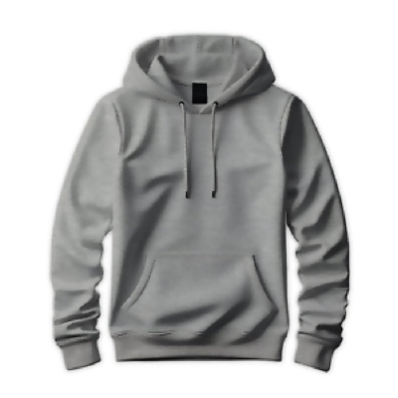 Men's Pullover Hoodie in Grey - Men's Pullover Hoodie - British D'sire Main image