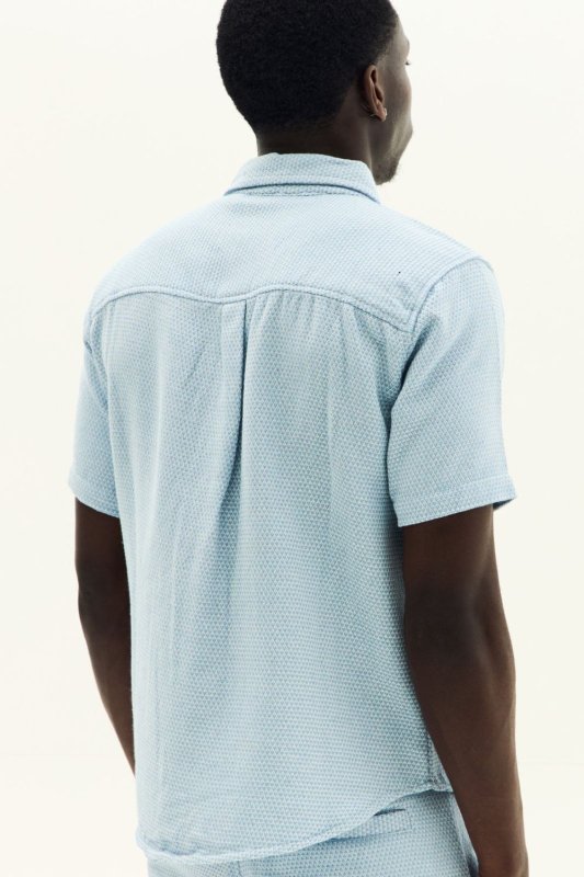 Men’s Slim Fit Textured Shirt & Shorts Co - Ord Set - co ord set - British D'sire