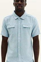 Men’s Slim Fit Textured Shirt & Shorts Co - Ord Set - co ord set - British D'sire