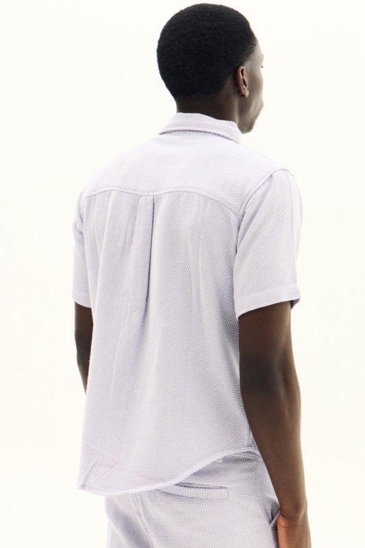 Men’s Slim Fit Textured Shirt & Shorts Co - Ord Set - co ord set - British D'sire