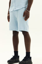 Men’s Slim Fit Textured Shirt & Shorts Co - Ord Set - co ord set - British D'sire