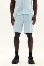 Men’s Slim Fit Textured Shirt & Shorts Co - Ord Set - co ord set - British D'sire