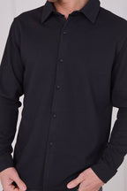 Men's Textured Button - Up Shirt - Shirts - British D'sire