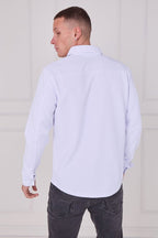 Men's Textured Button - Up Shirt - Shirts - British D'sire