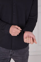 Men's Textured Button - Up Shirt - Shirts - British D'sire