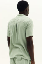 Men’s Textured Jacquard Matching Shirt & Shorts Set - co ord set - British D'sire