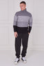 Men's Textured Roll Neck Jumper - Jumper - British D'sire