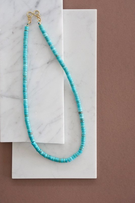Mens Turquoise Necklace - Necklaces - British D'sire Main image