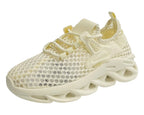 Mesh Lace Up Summer Trainers - Trainers - British D'sire