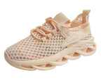 Mesh Lace Up Summer Trainers - Trainers - British D'sire
