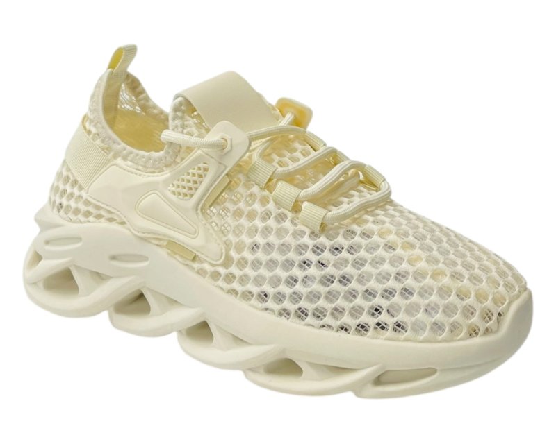 Mesh Lace Up Summer Trainers Secondary image
