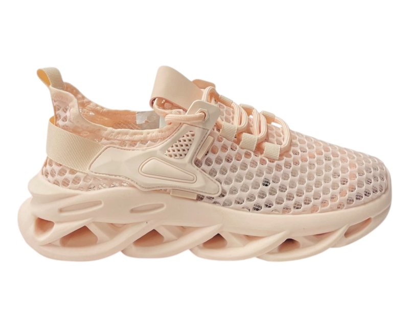 Mesh Lace Up Summer Trainers - Trainers - British D'sire