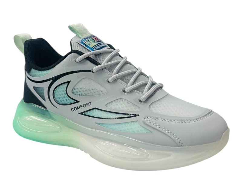 Mesh Lightweight Sports Lace Up Trainers Secondary image